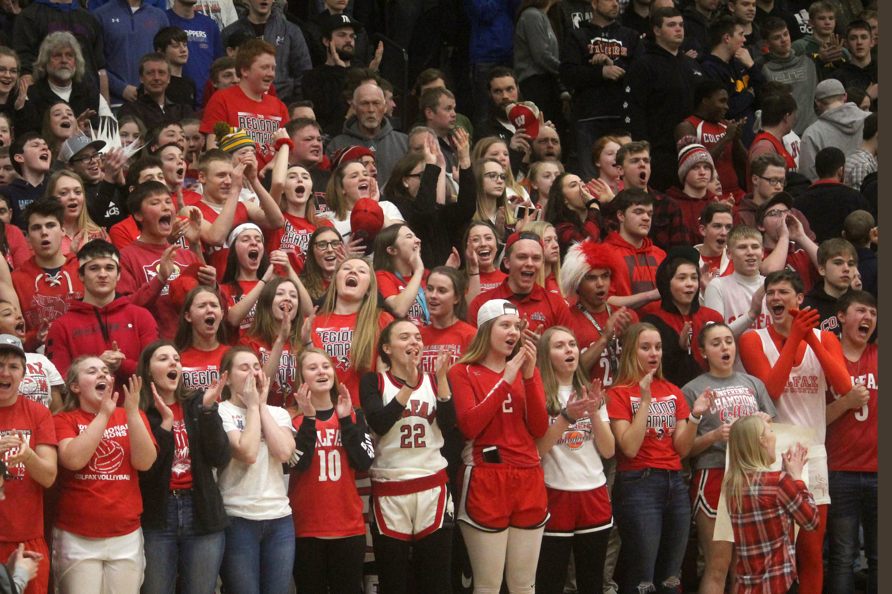 Colfax vs Clear Lake boys basketball 3-7-19